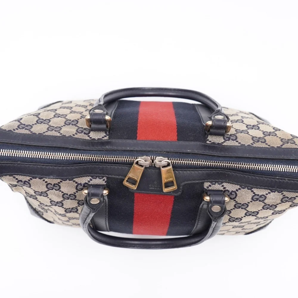 ❌️❌️SOLD❌️❌️X31❤️ Gucci GG Canvas Vintage Web Convertible Tote bag - Picture 4 of 16